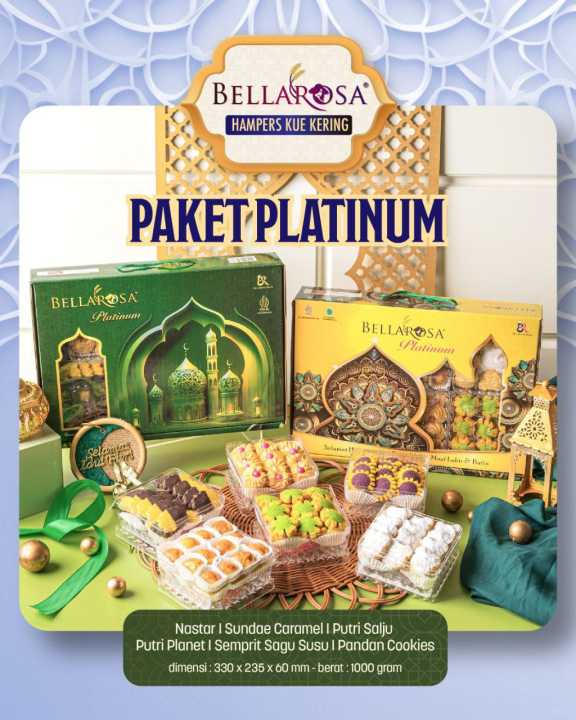 Paket Platinum Parsel Kue Lebaran Bellarosa Paket Kue Kering Kue