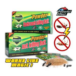 Pack of 10 - Power Ant Killing Bait / Power Cockroach Killing Bait 5g (serbuk semut/lipas)