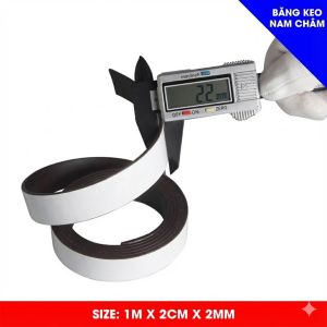 Nam châm dẻo có băng keo cuộn dài 1m 2m 3m làm bảng tên ghi thông tin lên bảng từ tủ lạnh rèm cửa sổ lưới tản nhiệt