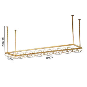 150*35CM Rak Gantung Gelas Rak Gelas Wine/Rak Anggur Tidak Ada Cangkir Yang