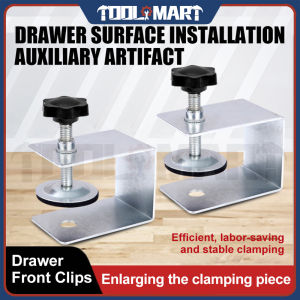 2PCS   Drawer Fasteners Clamps Jig Cabinet Tool Home Accessories Steel Drawer Front Panel drawer installation clamp Tool