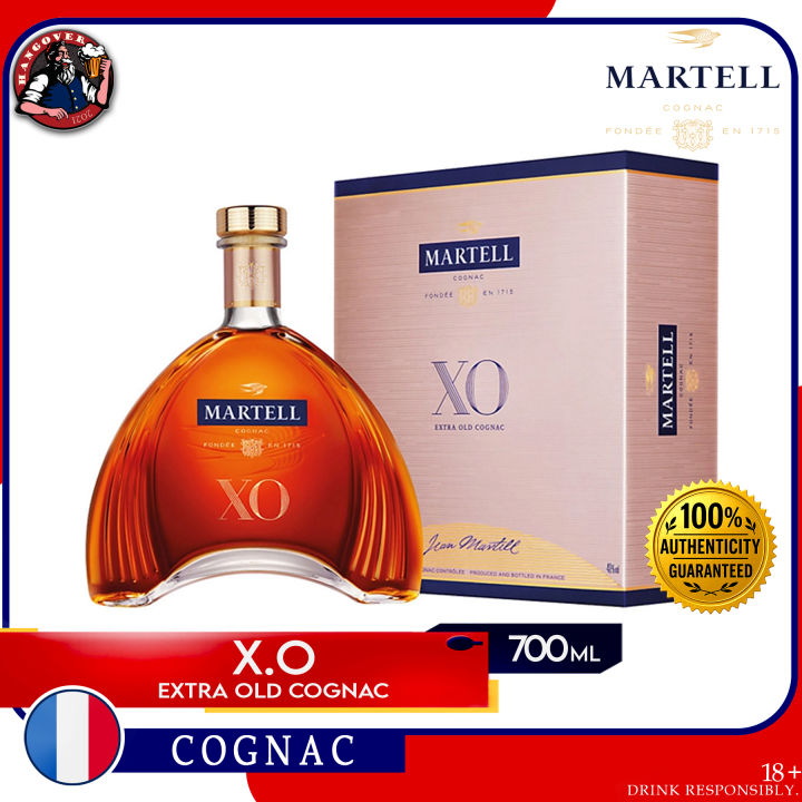 Martell X.O. Extra Old Cognac 700ml Bottle - Premium Fine French