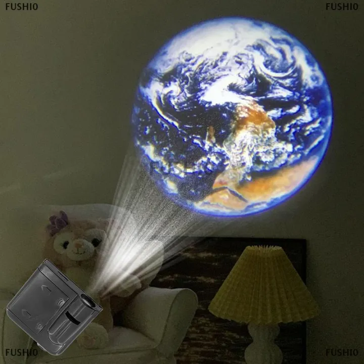 [COD] FUSHI0 Aurora Moon Galaxy Projection Lamp Creative Background ...