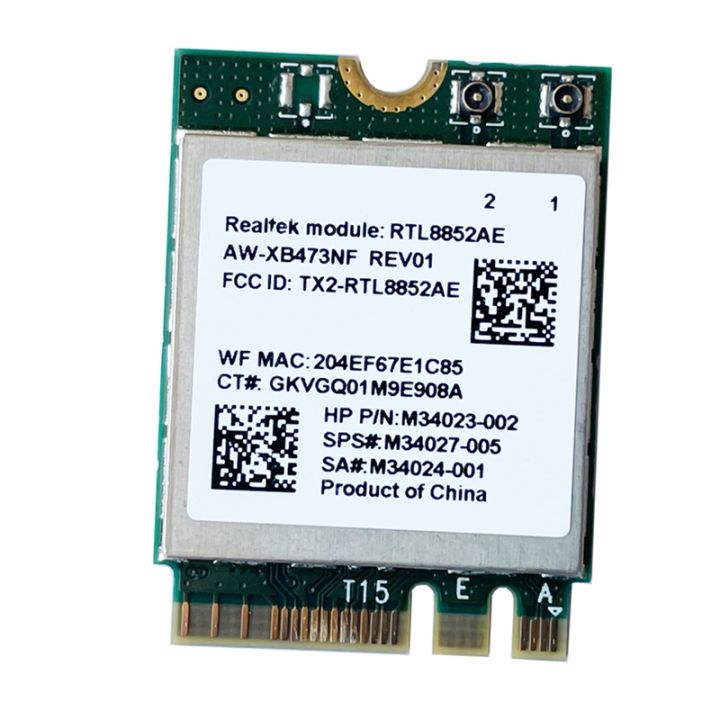 Scheda Wi-Fi RTL8852AE FPHADO – 802.11ax WiFi 6 E Bluetooth 5.2 Per Windows 10
