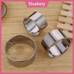 Heabety 3 kích thước thép không gỉ Vòng bánh bao wrappers khuôn cắt Maker công cụ Cookie
