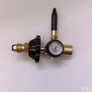 Helium Balloon Inflator Regulator Helium Balloon Filler with Gauge 0-3000PSI for CGA580 Tanks Valves Regulator Filler