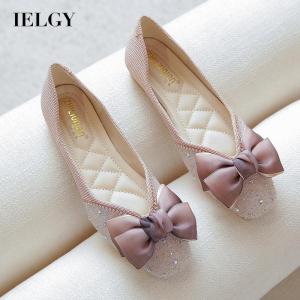 IELGY single shoes temperament with skirt fairy style gentle square toe bowknot womens shoes