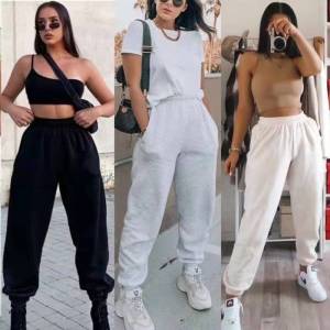 HoneyFashion--Baggy Sweat Pants Jogger Pants