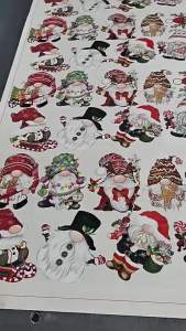 24 Wooden Christmas Tree Ornaments Blue Stitch Cartoon Set Hanging Decorations Christmas Party Decoration Hanging Tags