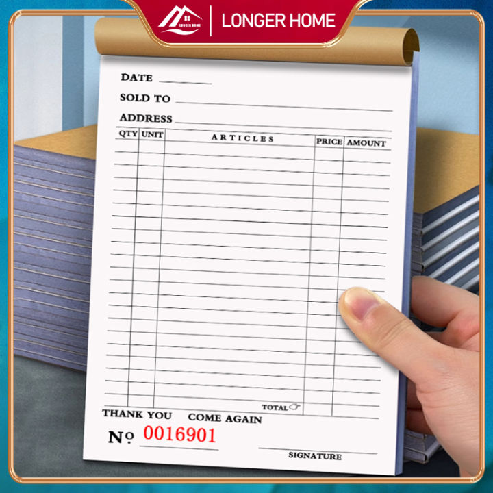 Large size Receipt Carbonized Resibo carbon paper copy Delivery ...