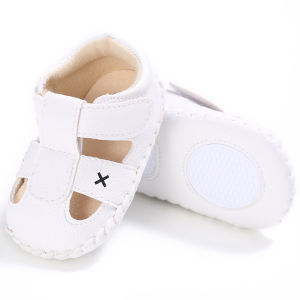 Baby Shoes For Boy Girl PU Leather Shoes For Baby 1 Year Old White Shoes For Infant Girl Baby Boy