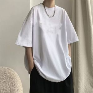 เสื้อยืดเเชนสั้นคอกลมตัวใหญ่ คนอ้วนใส่ได้ มี6ไซส์ 2สี