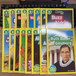 16books/set National Geographic Books for KidsNewest  Level 3