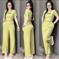 Set thun gân áo vạt bầu - màu trơn đơn giản siêu xinh - sản phẩm y hình. 