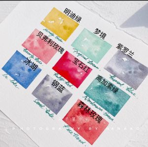 Belgium Isaro Artist Watercolor Paint 70 Colors acuarela Split Limited Color 6 Color Set Professional Drawing Art Supplies