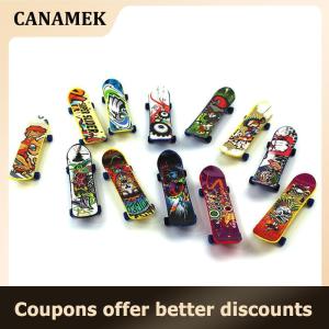 【 CANAMEK 】 1X Mini Finger Board Skateboard Novelty Kids Boys Girls Toy Gift Party