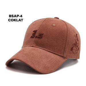 Topi Pria Wanita Baseball Distro Bordir JS Casual Cap Golf Sport Olahraga Tenis BSAP NOMIDE