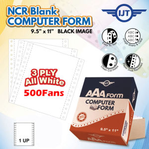 AAA Form 3ply WWW NCR Computer Form FULL BOX ( ALL WHITE ) 500 FANS / Dot Matrix Printer Paper / Computer Paper 3 Layer
