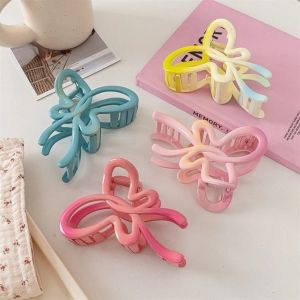Kẹp Tóc Hình Bướm Bản To – Set 3 Cái – Màu Ombre Pastel Xinh Xắn – Kẹp Tóc Nữ Thời Trang Hot Trend