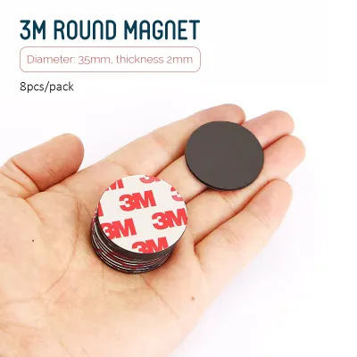 🇸🇬📦🚚 3M Magnet Sticker - Round / Square | Adhesive | Double Sided Tape | Magnetic Rubber