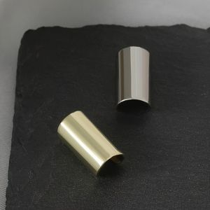 LUSIT Stainless Steel Non Piercing Ear Cuff Simple Design Geometric Shape Long Tube Ear Clip  Metal Jewelry Stainless Steel Ear Clip for Daily Wear