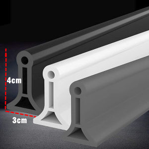 【Angel House】 Collapsible Silicone Bathroom Water Retaining Strip Toilet Dry Wet Separation Blocker Shower Threshold Dam Flood Barrier