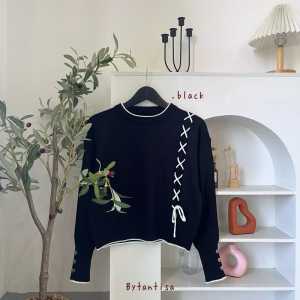 DILLA BLOUSE RAJUT PREMIUM / ATASAN RAJUT TEBAL / SWEATER WANITA KOREAN STYLE