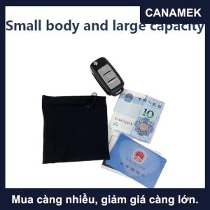 【CANAMEK】 1PC dây kéo chạy Túi Trọng lượng nhẹ cổ tay Ví Pouch cho điện thoại thẻ chìa khóa sweatband phòng tập thể dục thể dục thể thao đi xe đạp dây đeo cổ tay Túi