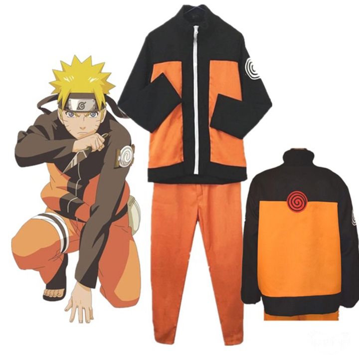 Anime Naruto Shippuden Uzumaki Naruto Halloween Cosplay Costume