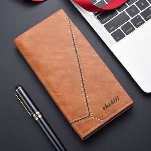 12P2 Al Sahhia Dompet Panjang Pemegang Kad Lelaki ( Bili Classic Men Phone Coin Card Holder Gift Purse Wallet ) 12P2