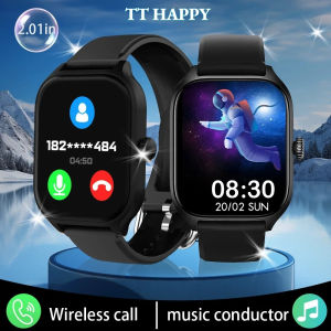 LAXASFIT New Smart Watch Bluetooth Talk Tracking Heart Rate Sleep Monitor Bluetooth Smart Watch Gifts for Men and Women