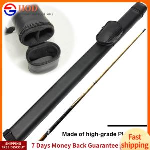 【Outdoor】 Portable Baseball Bat Bag Stick Cover Leather Pool Cue Stick Carrying Bag Billiard Cue Portable Container for 1/2 Snooker Billiard