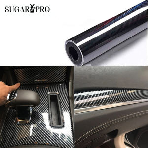 5D Carbon Fiber Nano Glue Car Sticker Protector Film Door Edge Protector Car Trunk Door Sill Full Body Sticker Vinyl Car