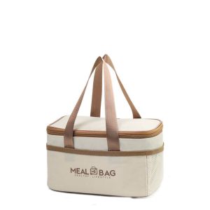 SWEET TIM lunch bag for kids lunch bag insulated thermal lunchbag for adult 午餐包 Large Capacity Insulated Lunch Bag Waterproof Thickened Cooler Bag Multifunctional Leakproof Thermal Food Storage Bag Office Worker