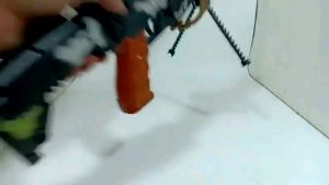 mainan tembakam anak combat gun ada lampu dan suara dan peluru bisa berputar Cocok buat kado