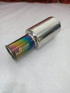 Slincer silincer slencer silencer slenser selenser knalot racing new 2022 Knalpot racing mobil merk Spoon sport  burn tipe suara ngebas gahar padet full steenlys steel rainbow