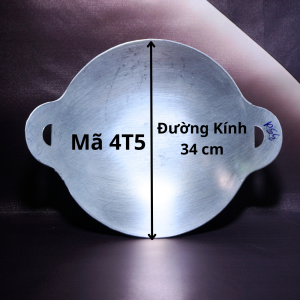 [Loại Đặc Biệt] Chảo Nhôm Máy Bay Dày 2mm Đủ Size Làm Bánh Xèo Cơm Cháy
