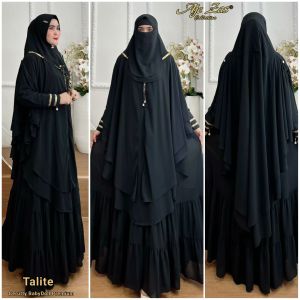 Gamis Pesta Mewah Bahan Cerutty Premium Kode - TALITE
