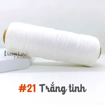 (Màu mới 78 màu) Sợi dệt trơn Craft Yarn 2mm lõi giấy cuộn 125g