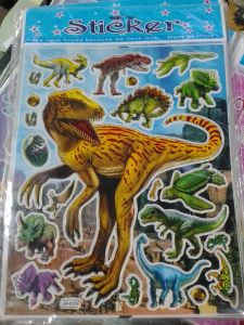 7+1 sheets of Cartoons character Stickers Laser stickers for fun