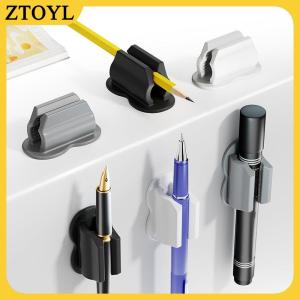 ZTOYL Chất lượng cao Silicone tự dính bút sáng tạo giá chống rơi chống mất lưu trữ Clip Bút đánh dấu bàn tổ chức phụ kiện