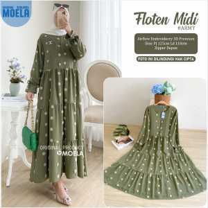 MIDI DRESS FLOTEN LD 110 BY MOELA BERLABEL