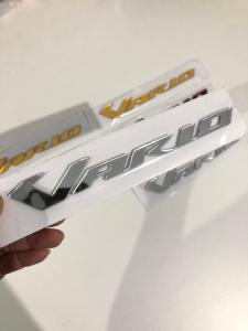 EMBLEM VARIO 2PCS STIKER VARIO TIMBUL 3D BAHAN AKRILIK STICKER LOGO VARIO 3D
