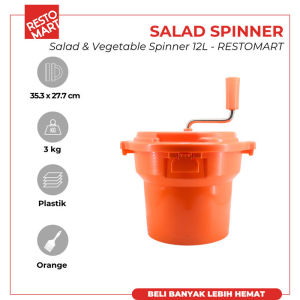 Salad & Vegetable Spinner / Peniris Sayur 12 Liter RESTOMART Plastik (2734070)(F1)