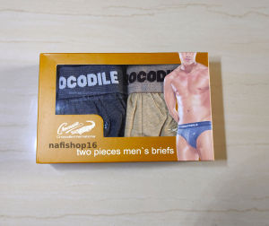 Celana Dalam Pria CROCODILE 521 262 Karet Boxer Bahan Katun Nafishop16