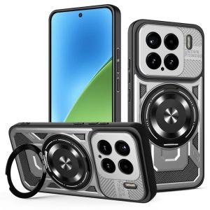 Casing For Xiaomi 15 Pro Xiaomi15 15Pro MI15 15Ultra 5G 2025 Phone Case Kickstand Magnetic Camera Lens Ring Stand Armor Rotate Back Cover