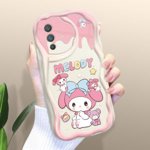 Hontinga Casing Case For VIVO S1 Pro T1 Pro 5G T1X V15 V20 Pro V21e V23 V23E 5G 4G Case Cute My Melody Soft Silicone Cream Wavy Rubber Cases Phone Case Softcase Casing For Girls