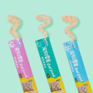 Cat Strip Snacks Treats Chicken Tuna Salmon Cats Snacks Adult Cat Leisure Snacks Supplemental Nutrition Easy Digest 1 Stick 15gx10Pcs 猫条 猫零食