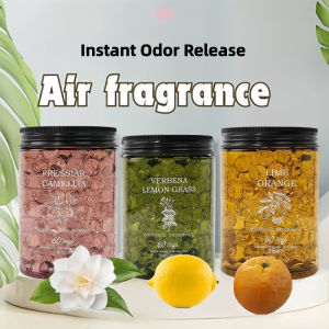 3PCS Home Fragrance Toilet Freshener Aroma Deodorant Car Air Freshener Long Lasting Fragrance Freshener Fresh Lemon Solid Aromatherapy