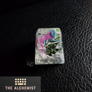 [SG READY STOCK] SUICUNE KeyCap | Pokémon Keycap for Mechanical Keyboard Customized Resin Hand-made Translucent Keycap